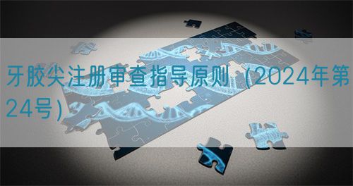 牙膠尖注冊(cè)審查指導(dǎo)原則(2024年第24號(hào))(圖1) 牙膠尖注冊(cè)審查指導(dǎo)原則(2024年第24號(hào))(圖1)